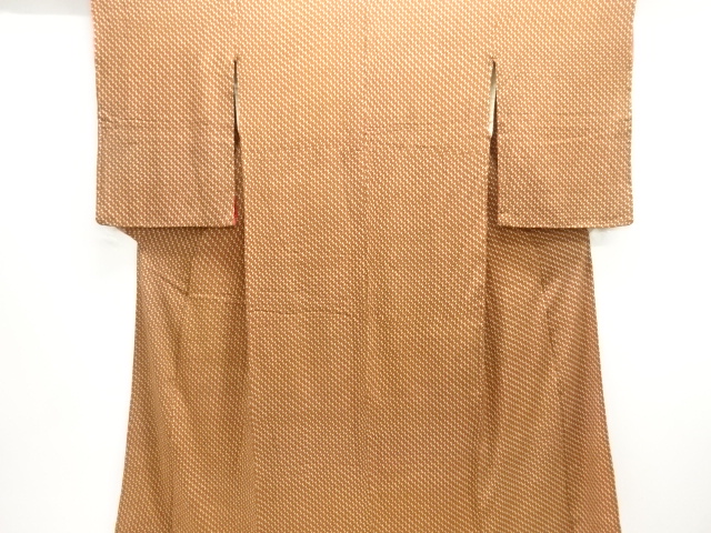 大正ロマン　錦紗抽象模様着物